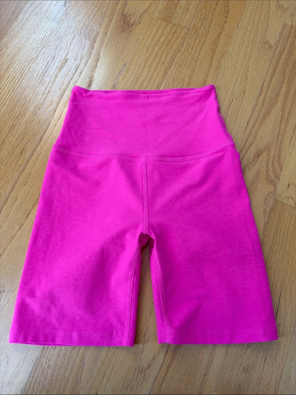 Beyond Yoga Spacedye Keep Pace Biker Shorts Size XS hot pink high waisted
